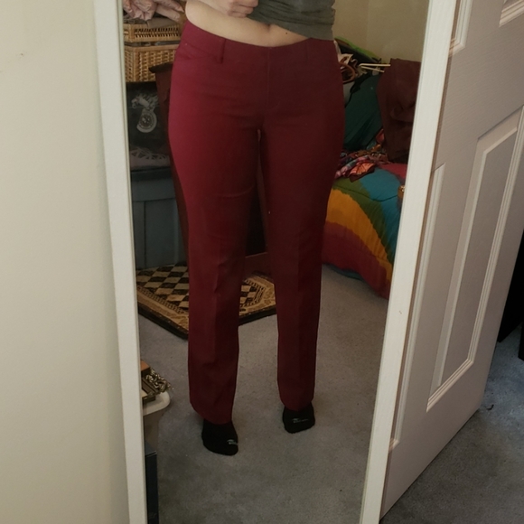 NWT Express Burgundy dress pant - Picture 5 of 8
